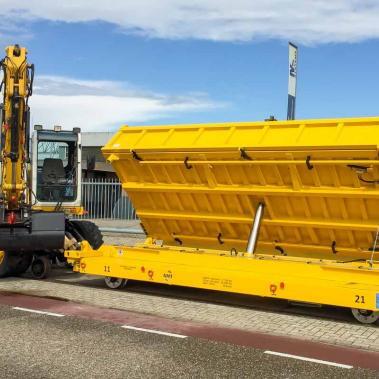 AMT-Gleisbauanhänger mit DB-Netz Abnahme nach RIL 931 mit Arbeitsberechtigung im Baugleis