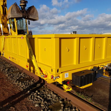 AMT-Gleisbauanhänger mit DB-Netz Abnahme nach RIL 931 mit Arbeitsberechtigung im Baugleis